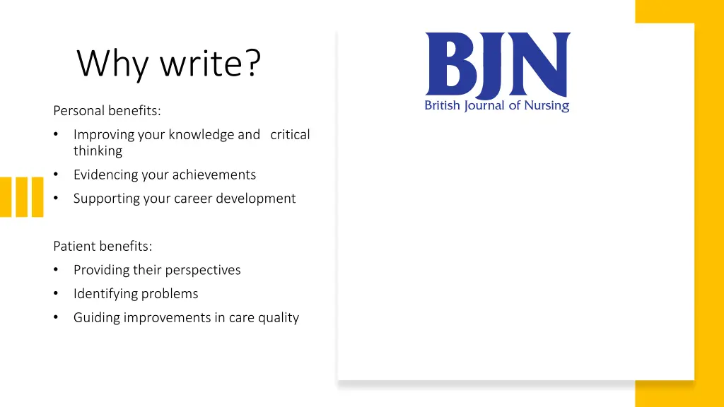 why write 1