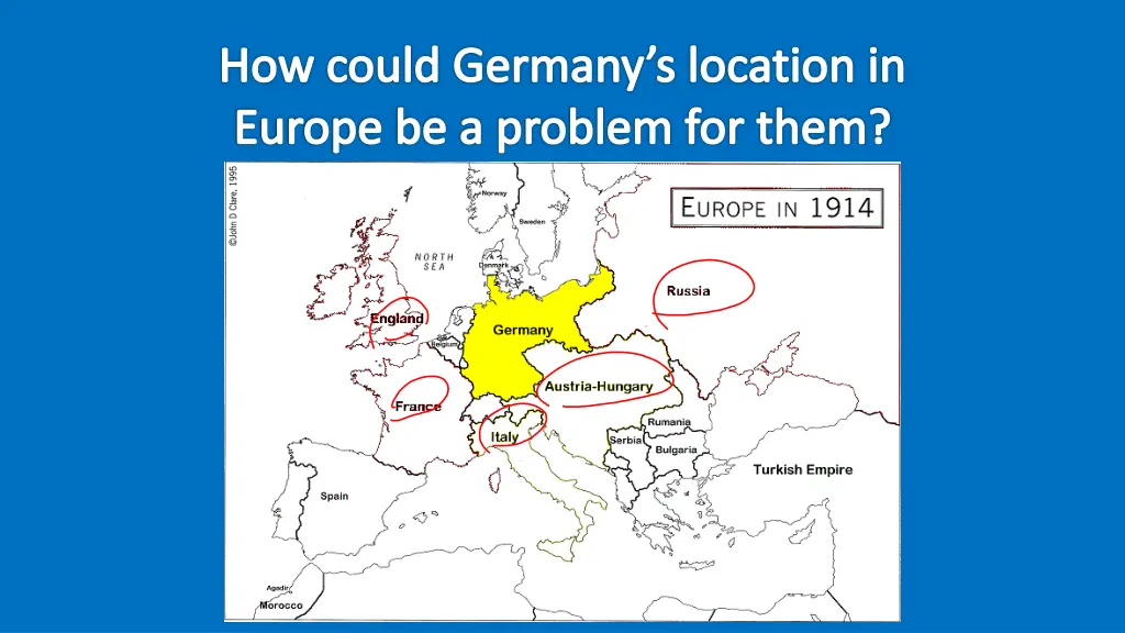how could germany s location in europe