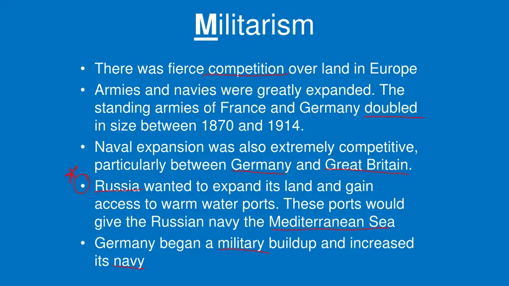 m ilitarism