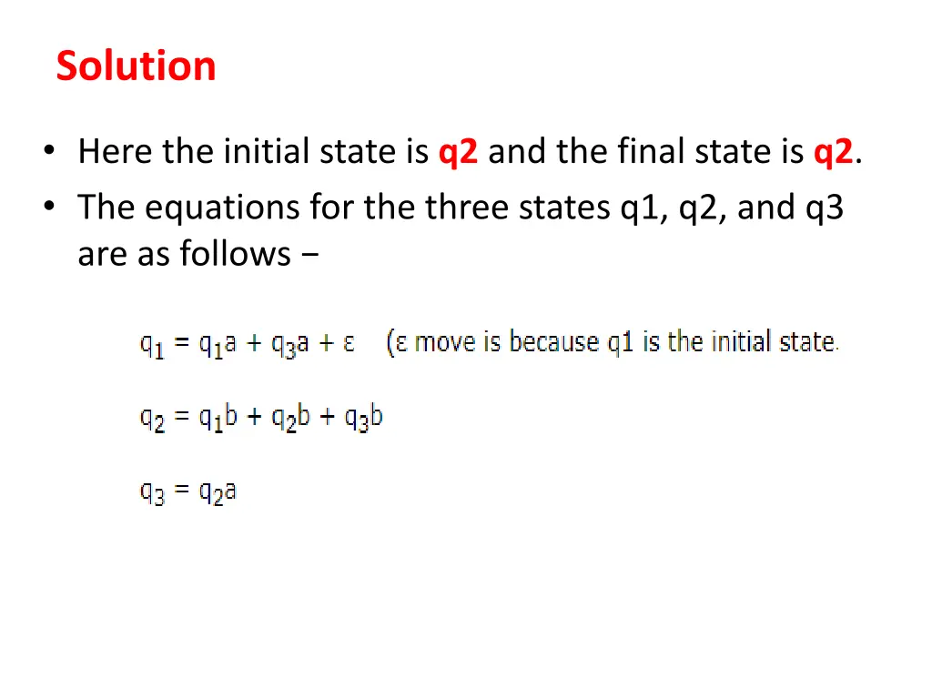solution