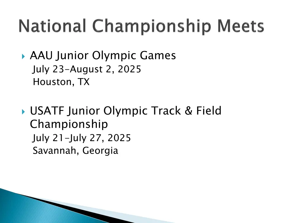 aau junior olympic games july 23 august 2 2025