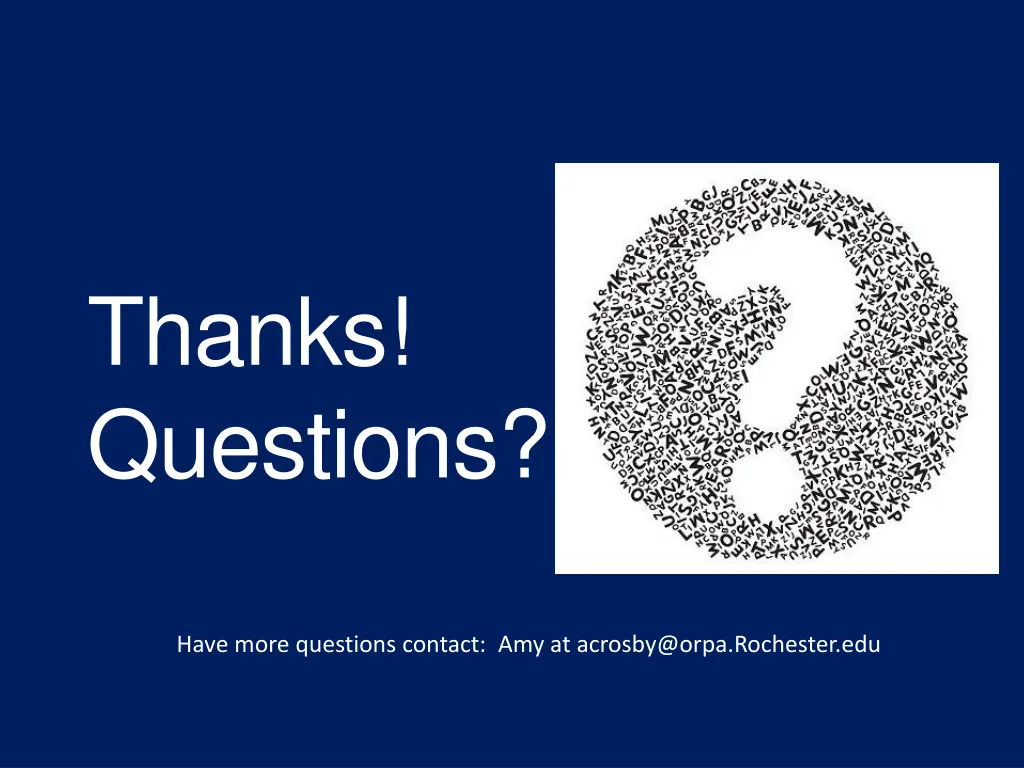 thanks questions