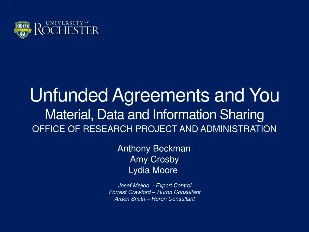 unfunded agreements and you material data