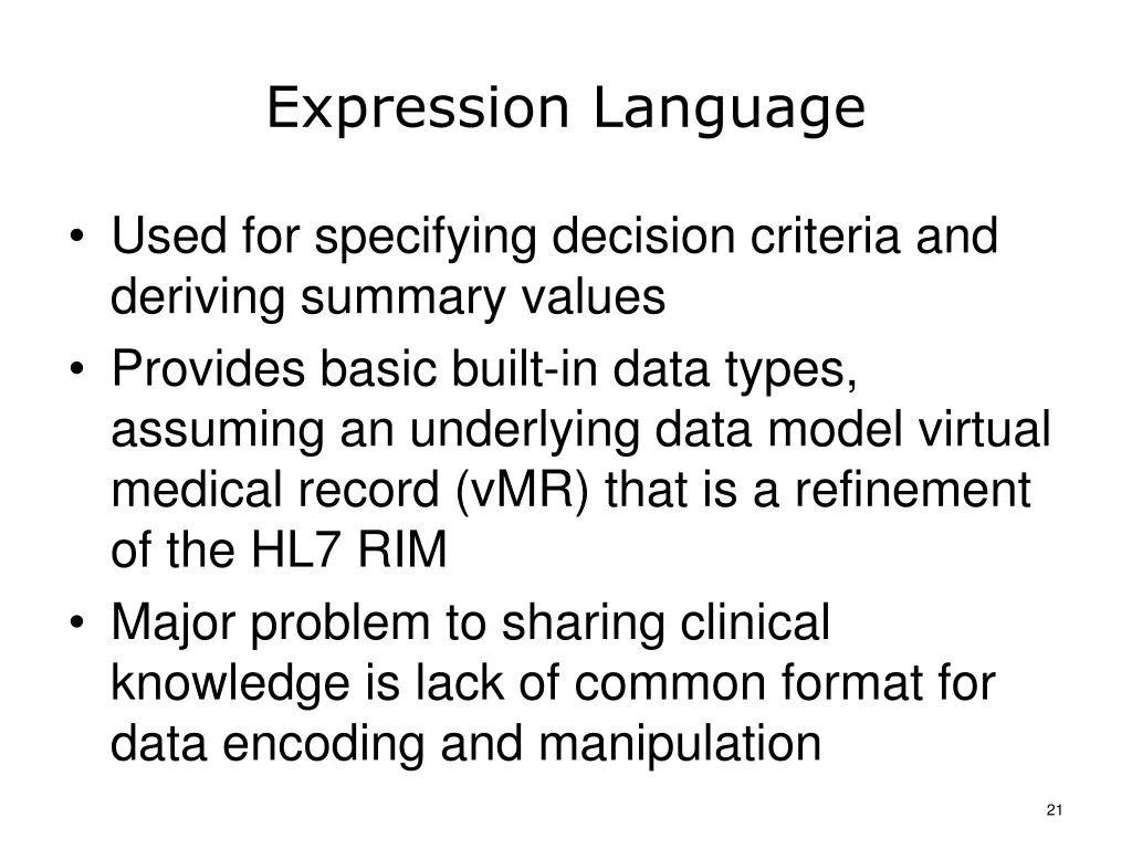 expression language