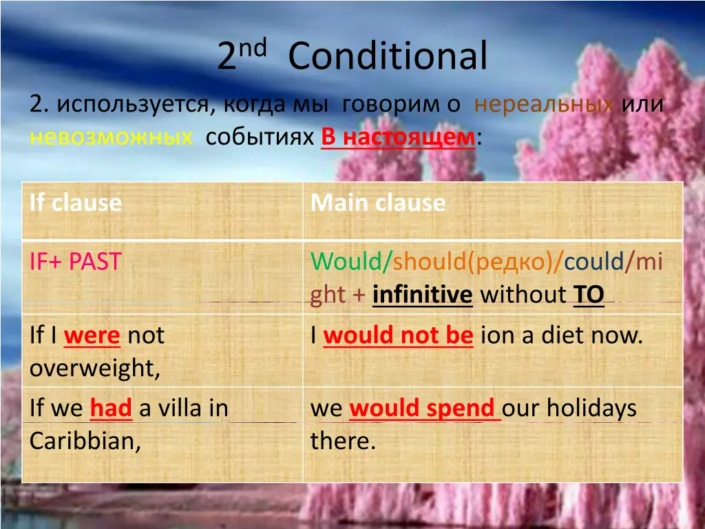 2 nd conditional 1