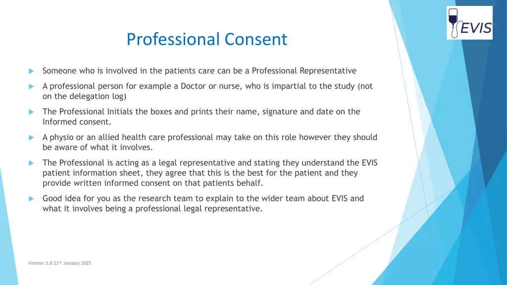 professional consent