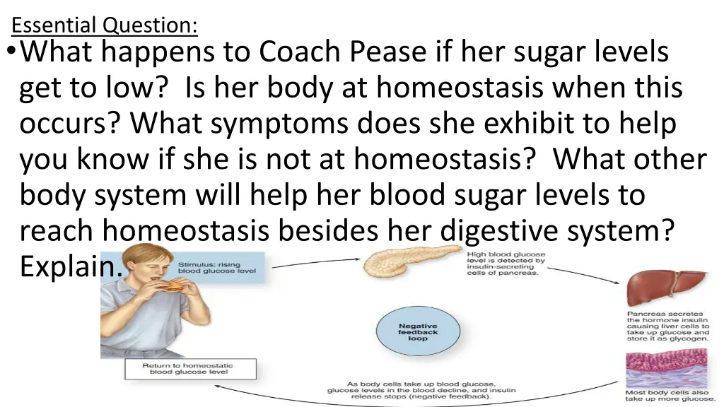 essential question what happens to coach pease