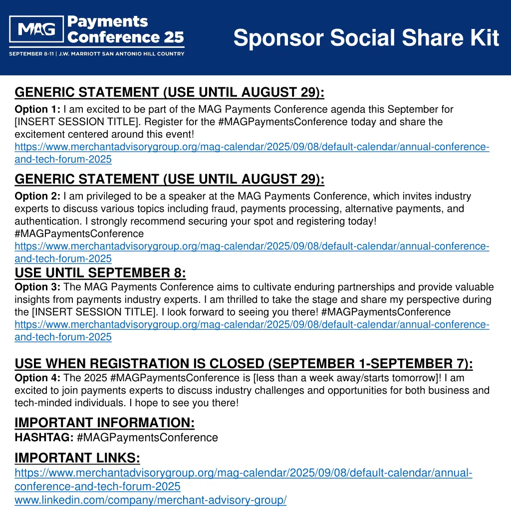 sponsor social share kit
