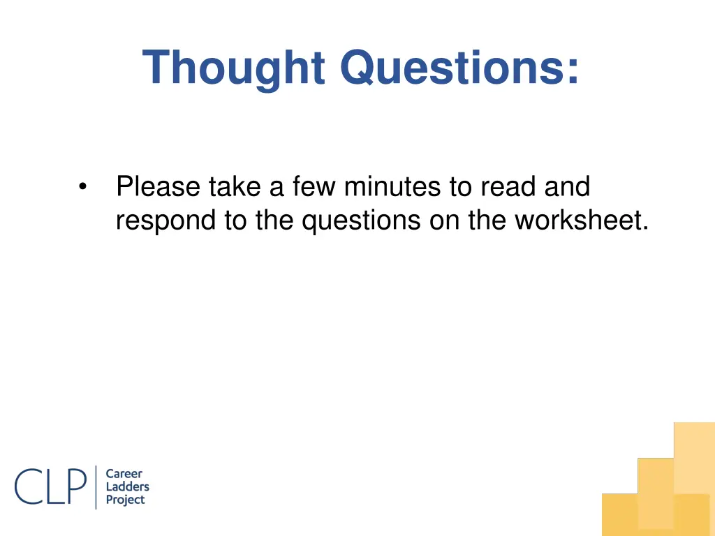 thought questions