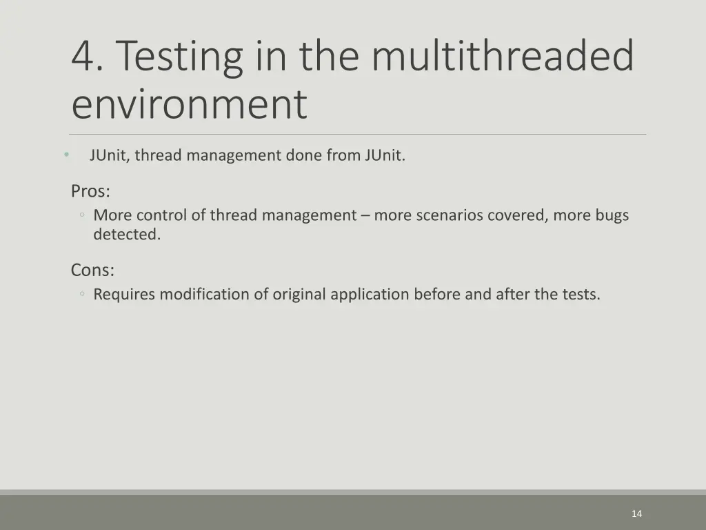 4 testing in the multithreaded environment 2