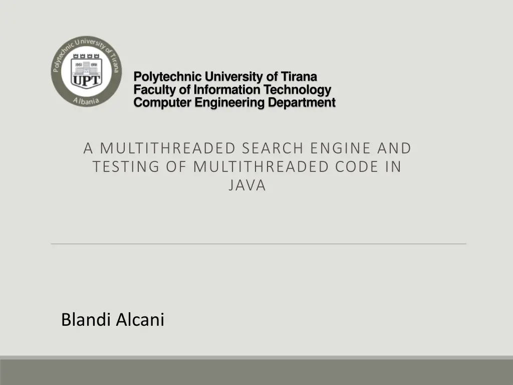 polytechnic university of tirana faculty