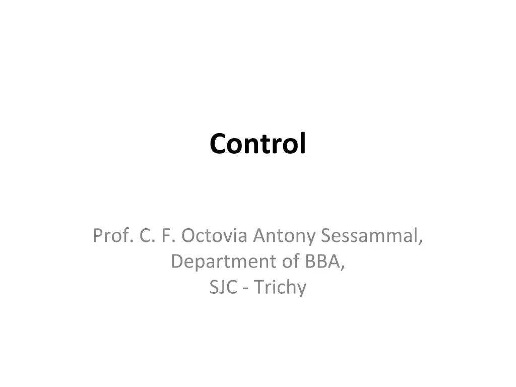 control