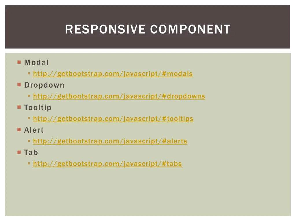 responsive component