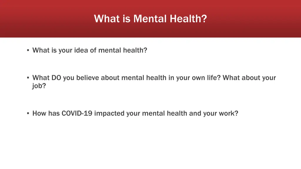 what is mental health