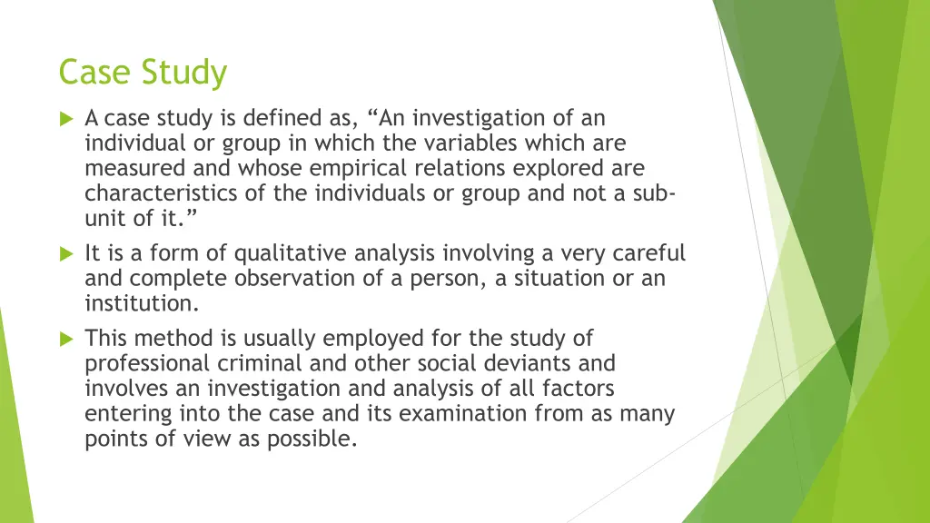 case study