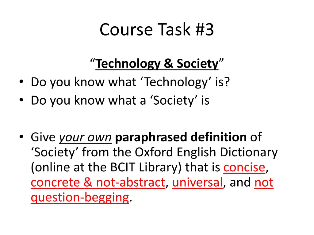course task 3