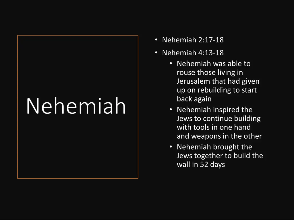 nehemiah 2 17 18 nehemiah 4 13 18 nehemiah