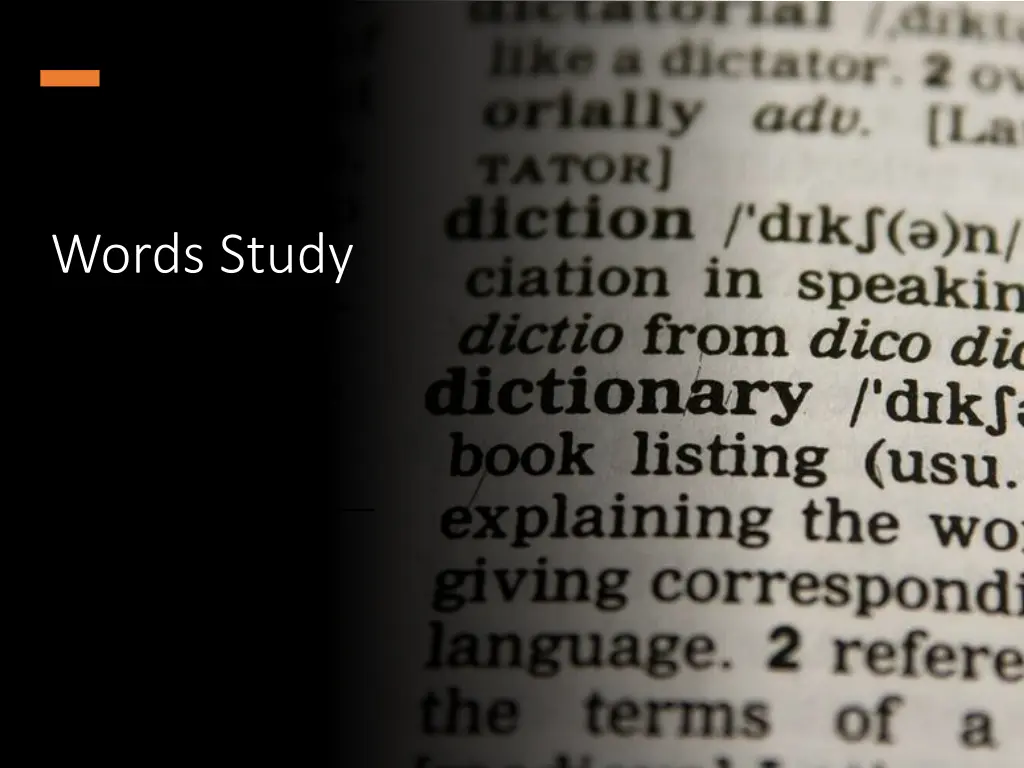 words study