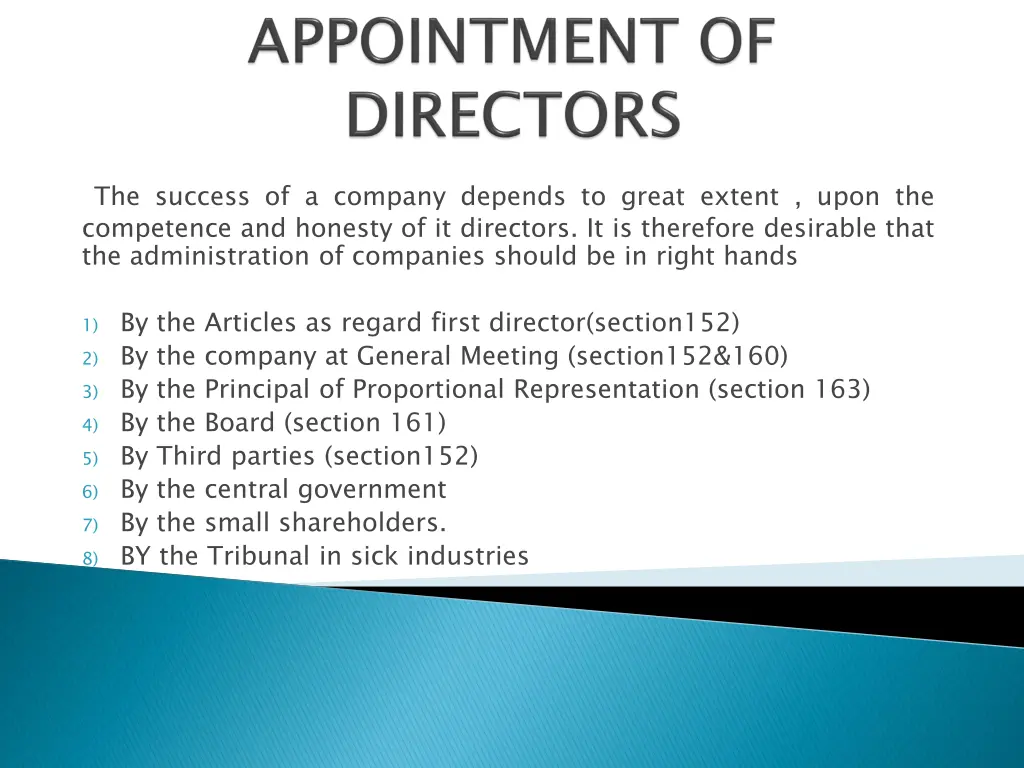 the success of a company depends to great extent