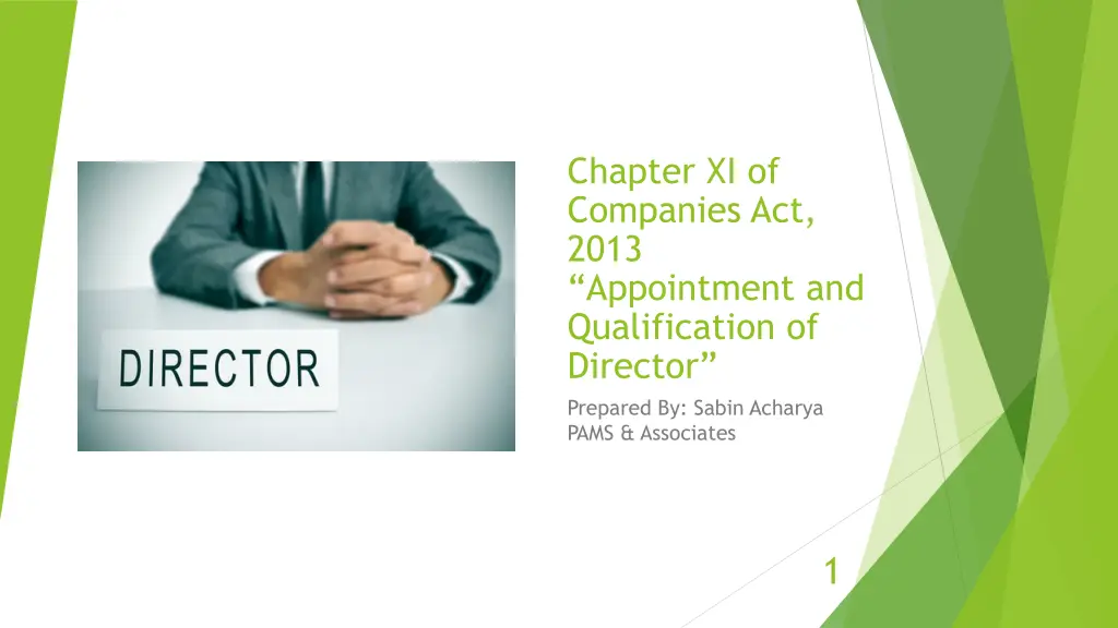 chapter xi of companies act 2013 appointment