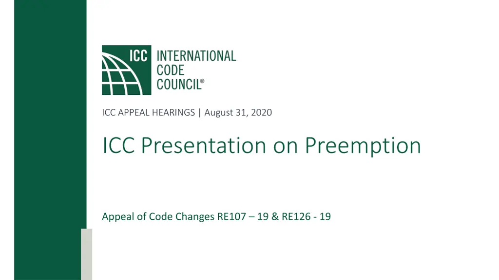 icc appeal hearings august 31 2020