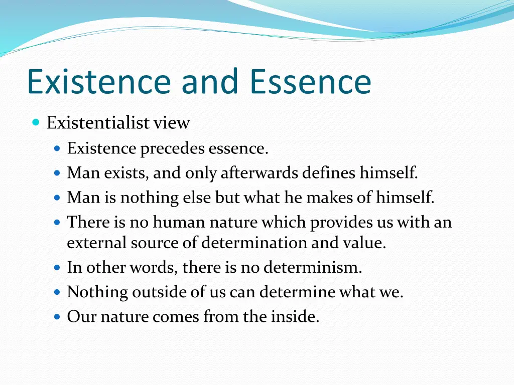 existence and essence 1