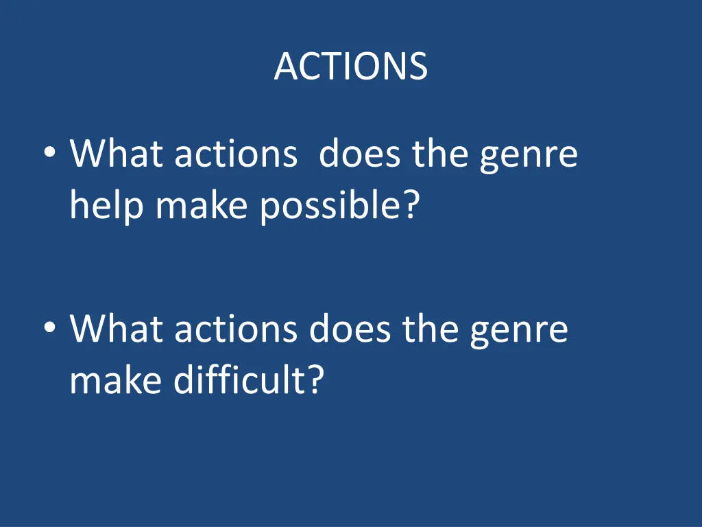 actions