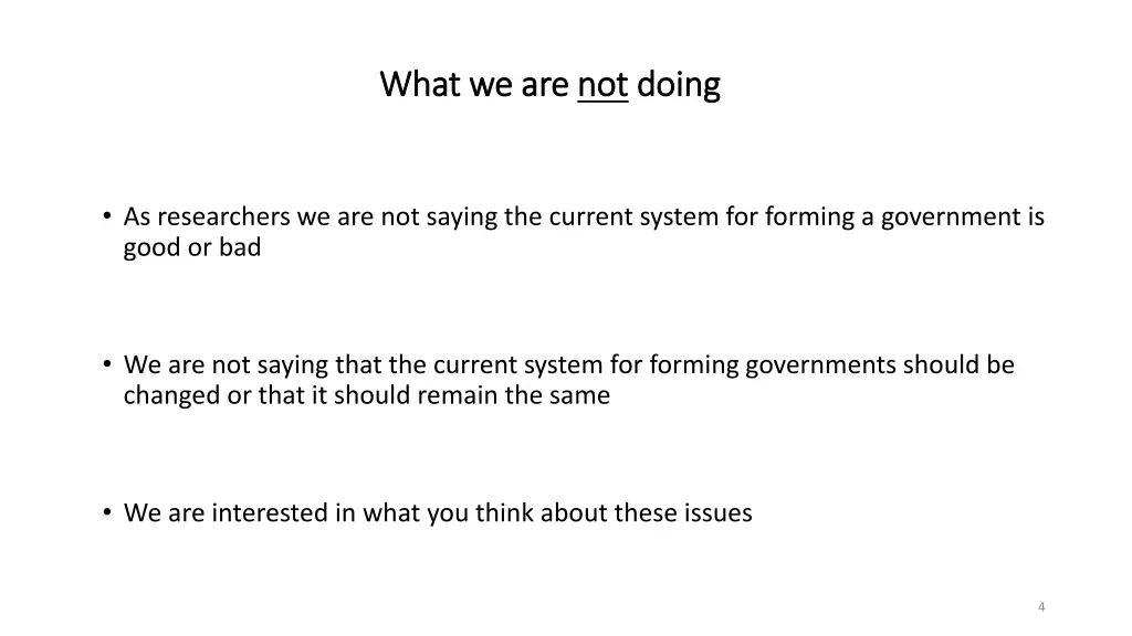 what we are what we are not