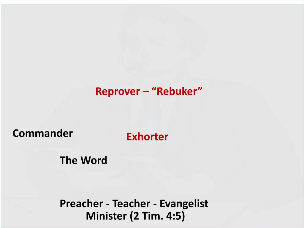 reprover rebuker