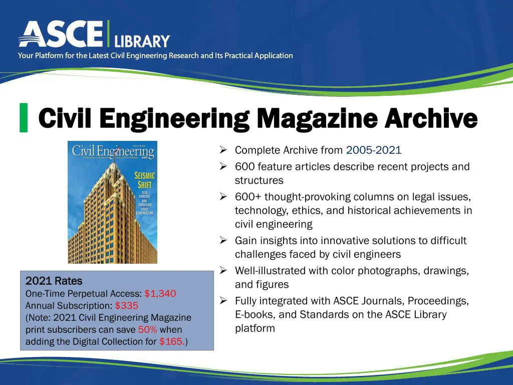 civil engineering magazine archive civil