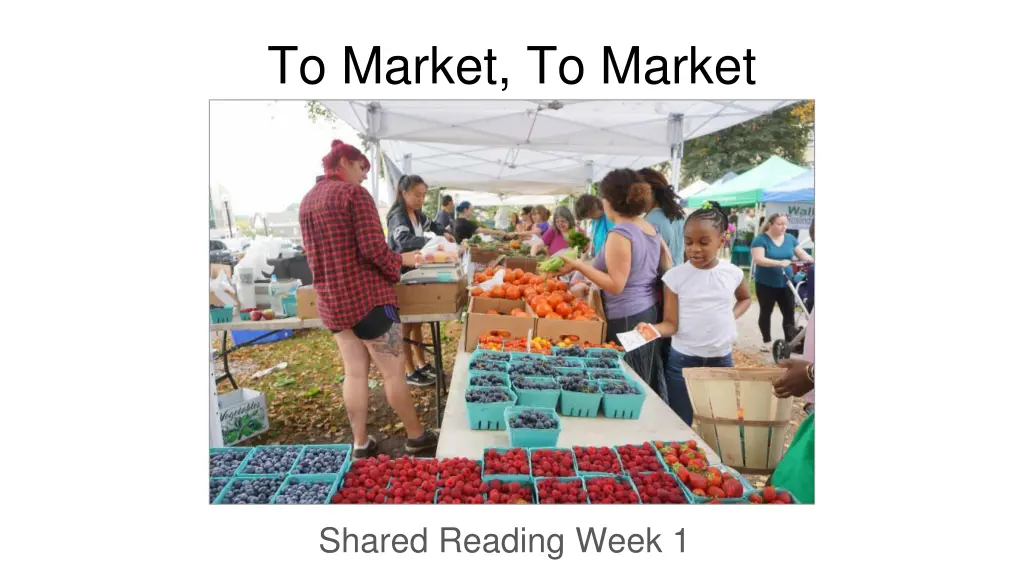 to market to market