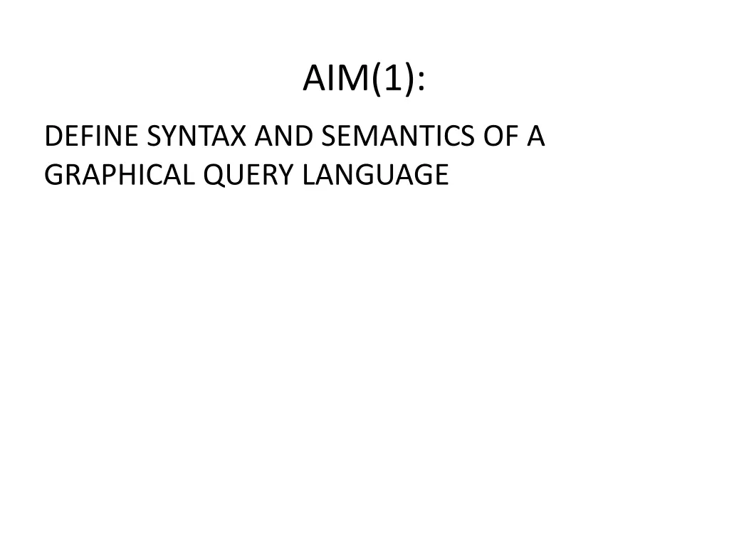 aim 1