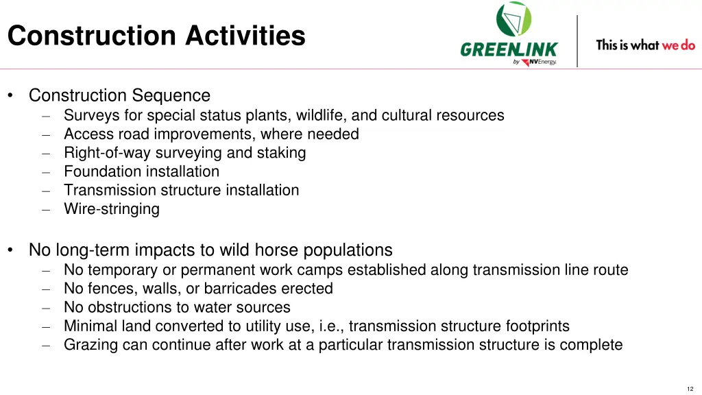 construction activities