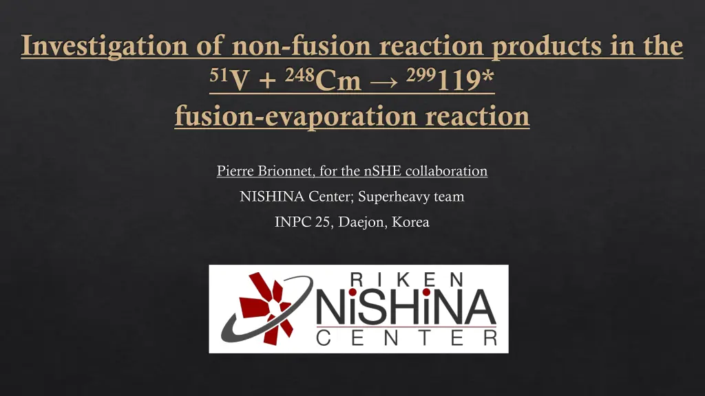 investigation of non fusion reaction products