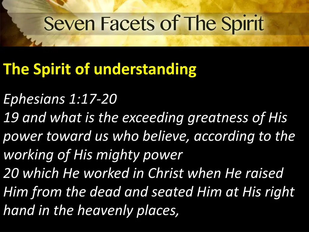 the spirit of understanding 3