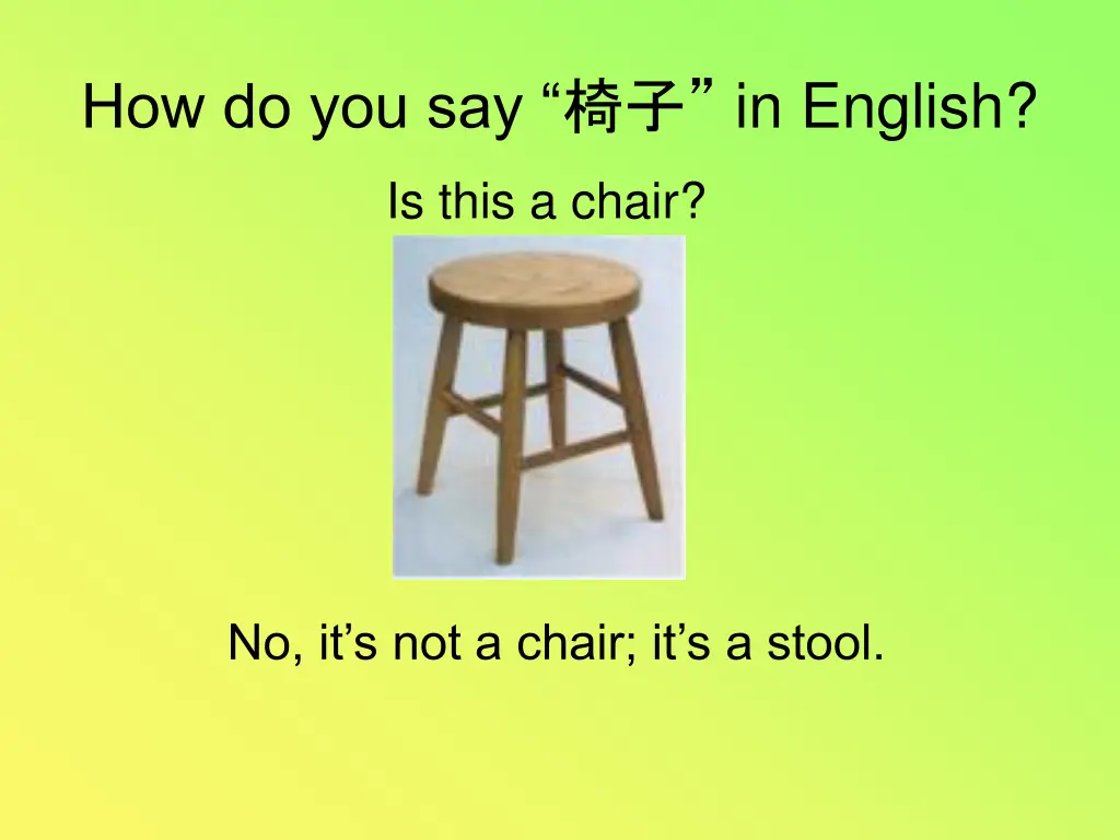 how do you say in english