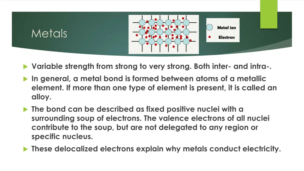 metals