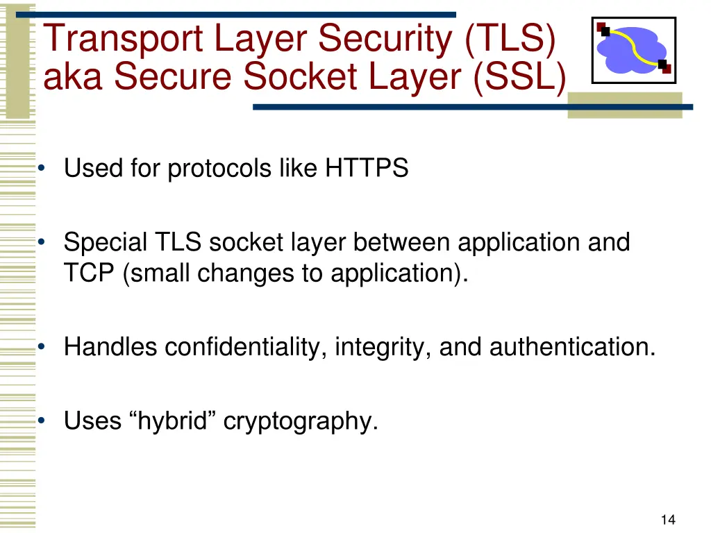 transport layer security tls aka secure socket