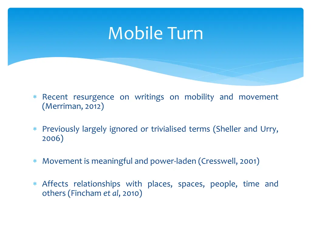 mobile turn
