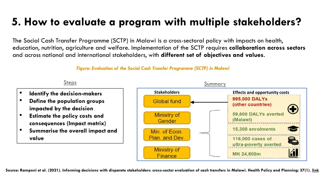 5 how to evaluate a program with multiple
