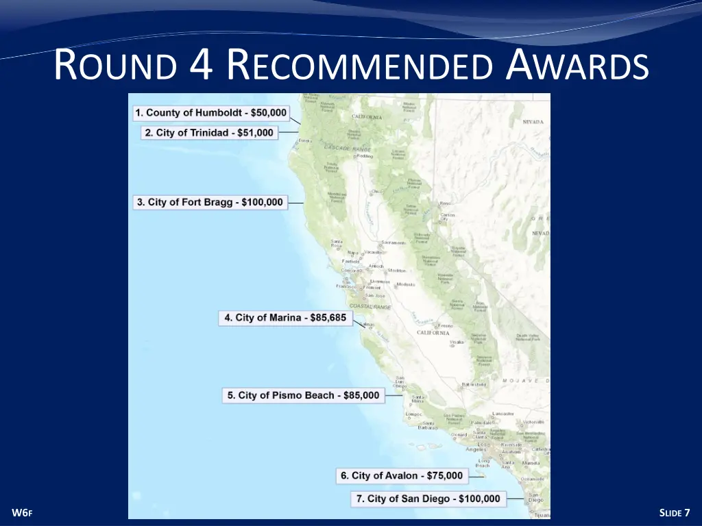 r ound 4 r ecommended a wards