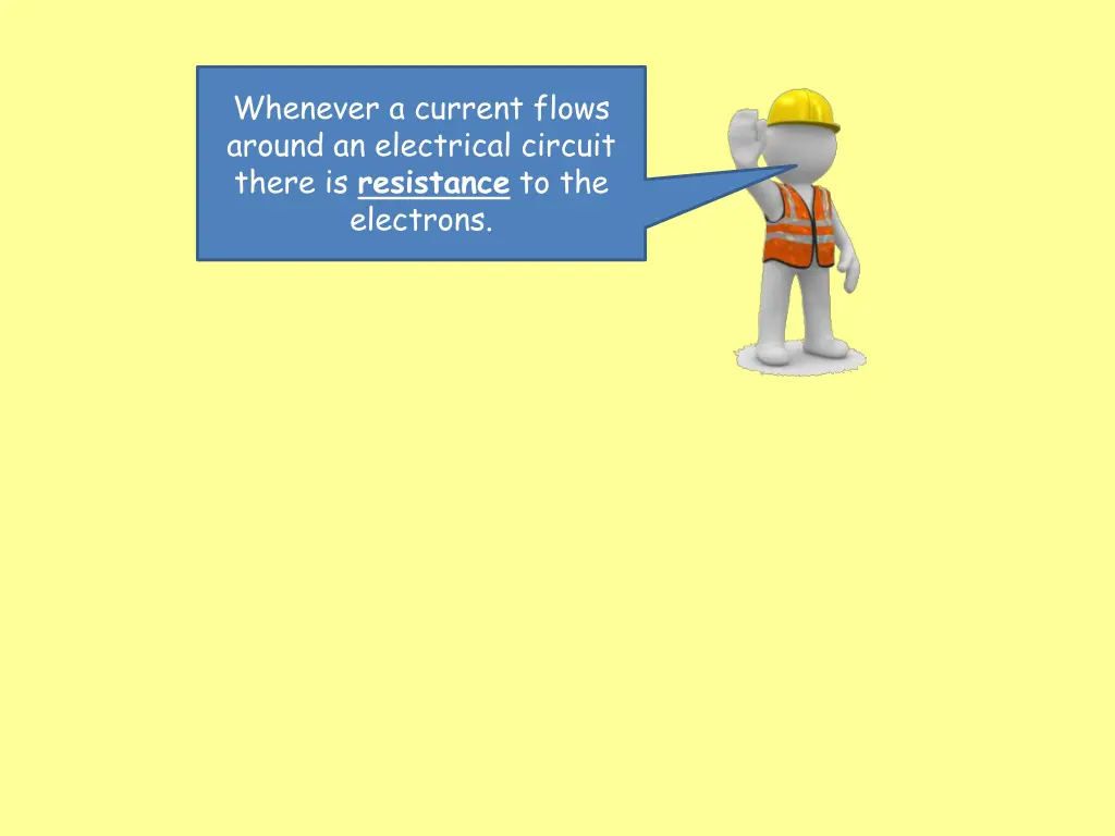 whenever a current flows around an electrical