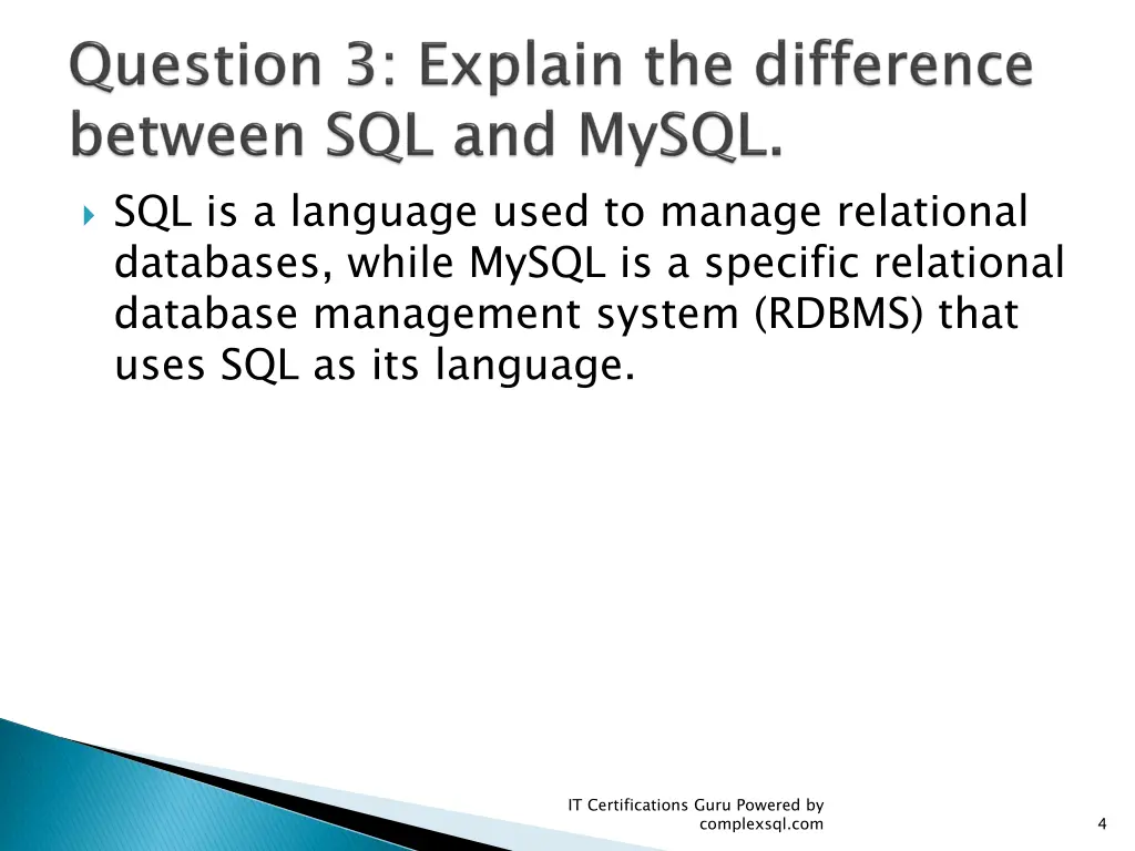 sql is a language used to manage relational