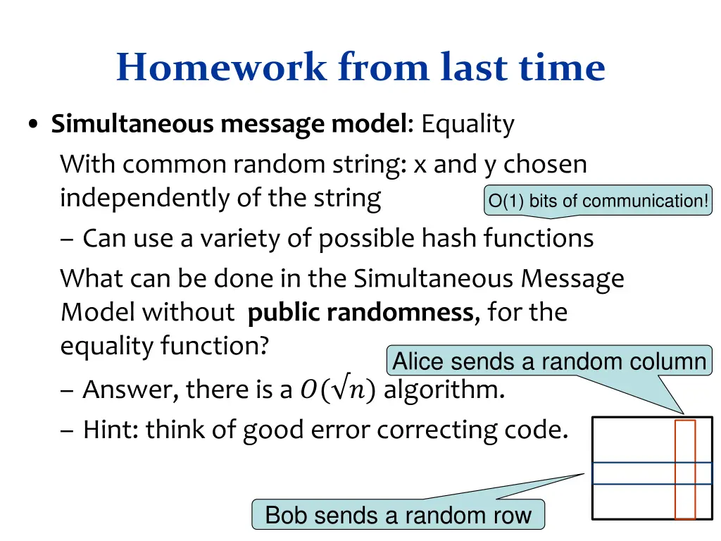 homework from last time