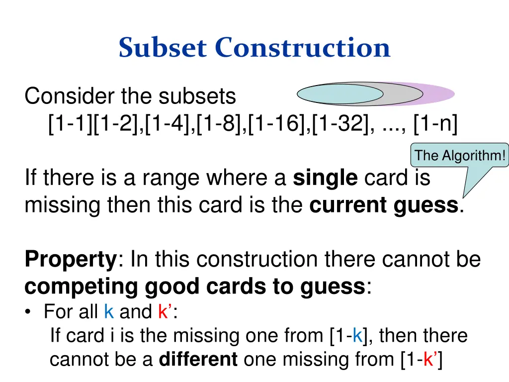 subset construction