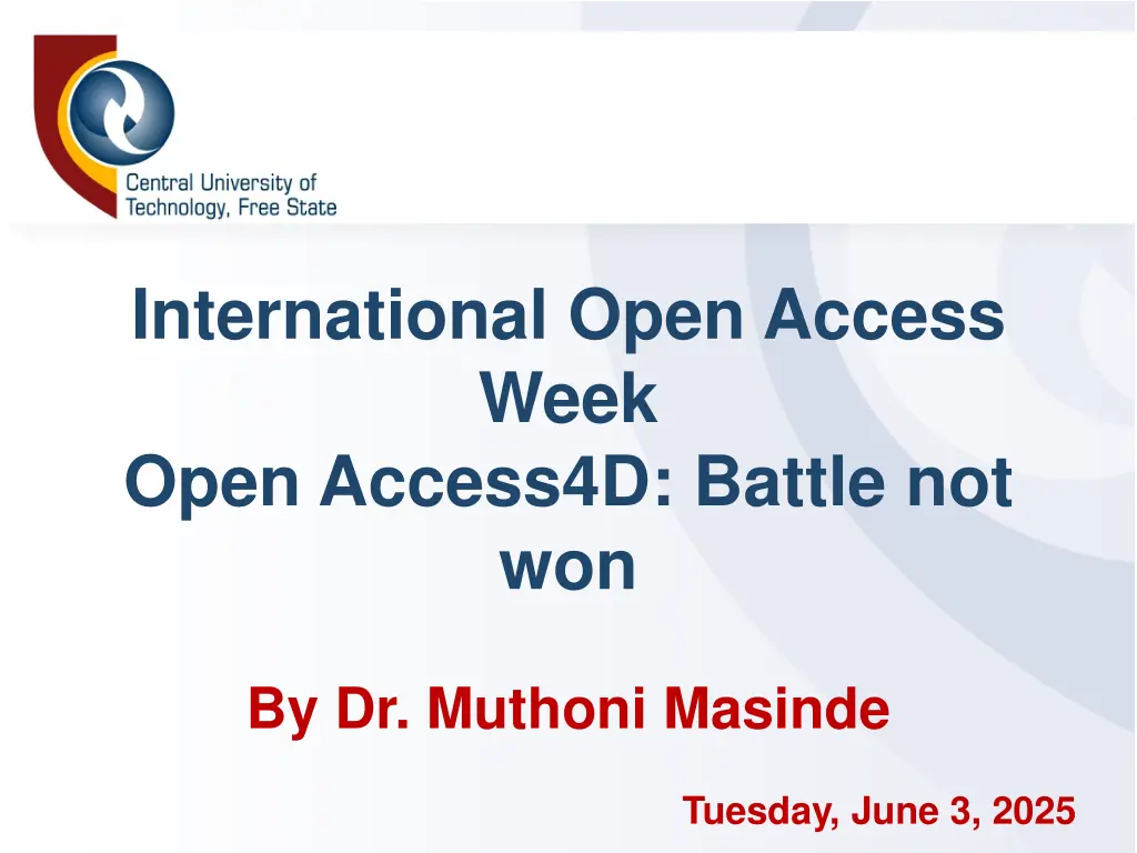 international open access week open access4d