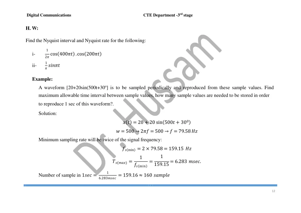 cte department 3 rd stage 10