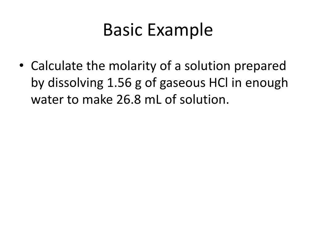 basic example