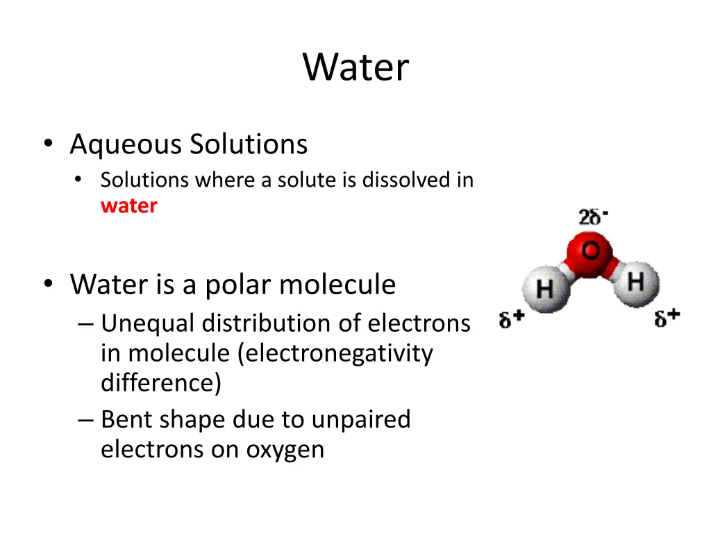 water