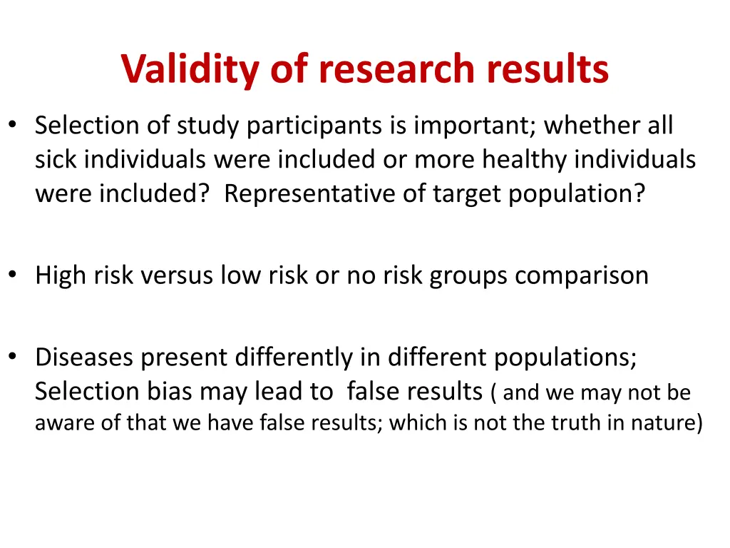 validity of research results 1